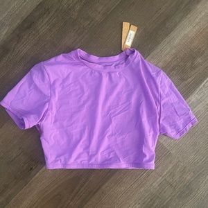 SKIMS SUPER CROPPED T-SHIRT